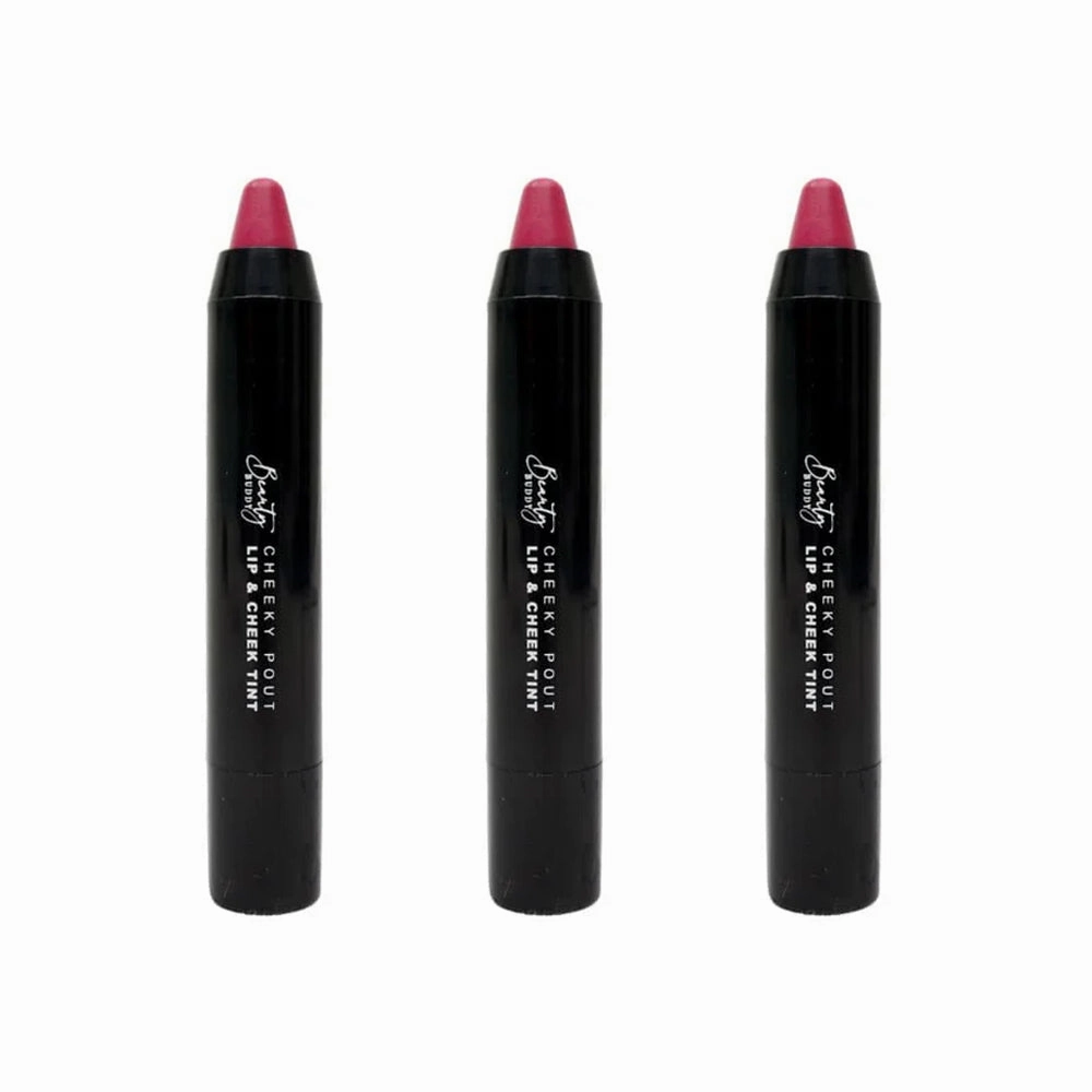 3x Beauty Buddy Cheeky Pout Lip & Cheek Tint 01 Believe 3g