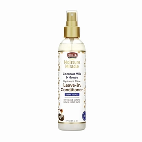 African Pride Moisture Miracle Coconut Milk and Honey Hydrate & Shine Leave- In Conditioner - 8 oz