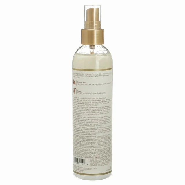 African Pride Moisture Miracle Coconut Milk and Honey Hydrate & Shine Leave- In Conditioner - 8 oz