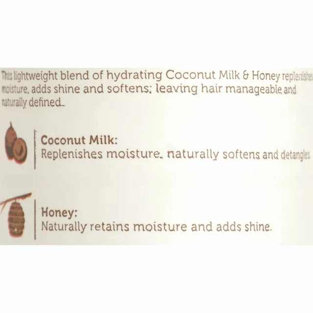 African Pride Moisture Miracle Coconut Milk and Honey Hydrate & Shine Leave- In Conditioner - 8 oz