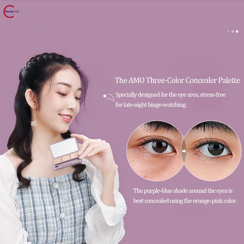 AMORTALS Perfect Skin Three-Color Concealer Palette