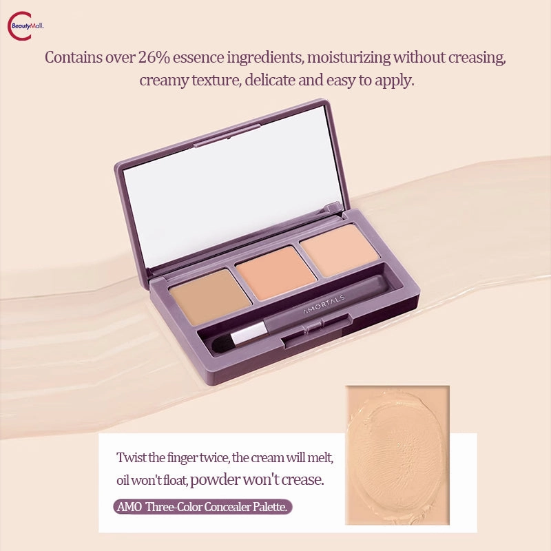 AMORTALS Perfect Skin Three-Color Concealer Palette
