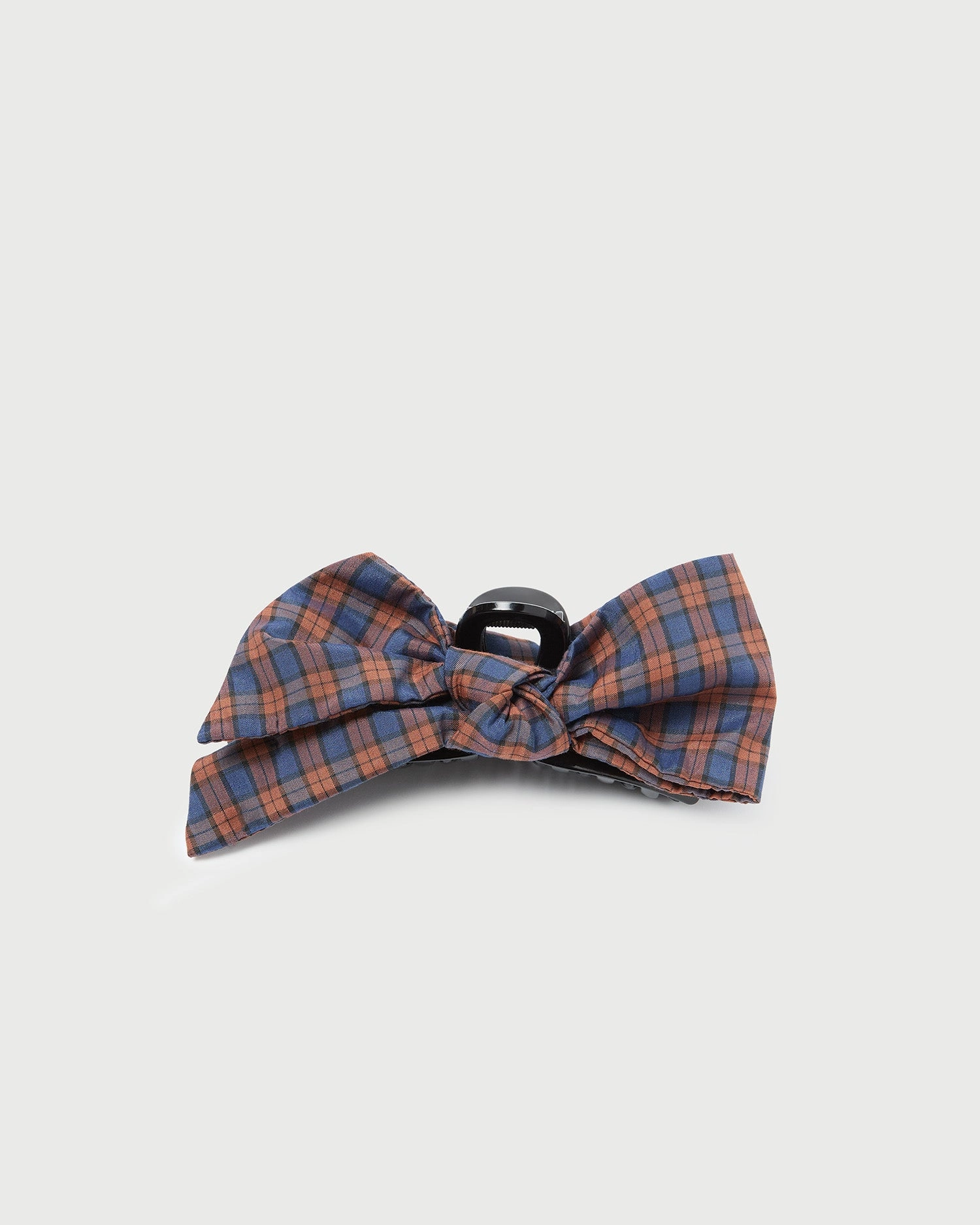 Anika Navy/Rust Bow Claw Clip