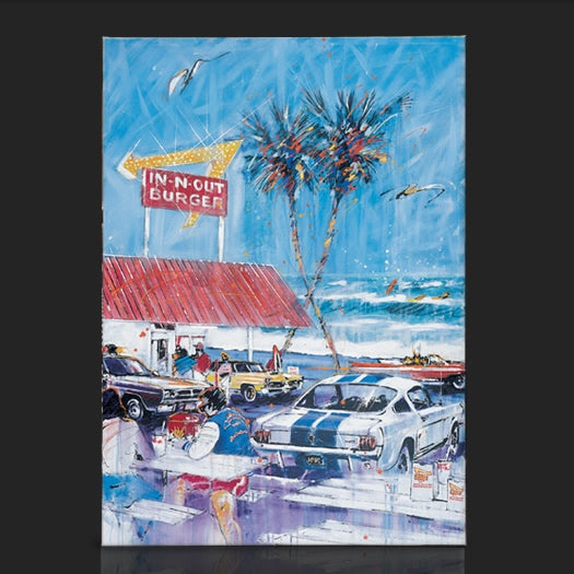 At the Beach Canvas