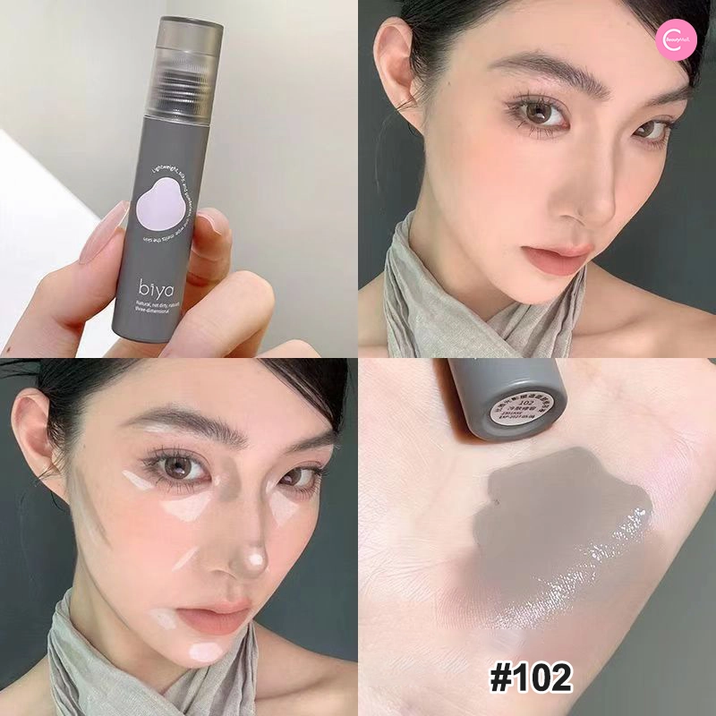 Biya Dual-Tone Highlight & Contour Liquid – Natural 3D Sculpting