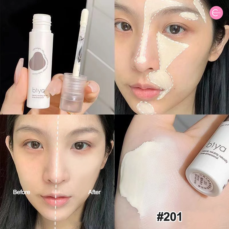 Biya Dual-Tone Highlight & Contour Liquid – Natural 3D Sculpting