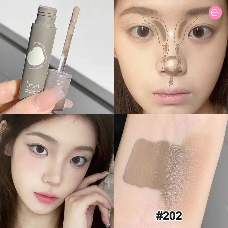 Biya Dual-Tone Highlight & Contour Liquid – Natural 3D Sculpting