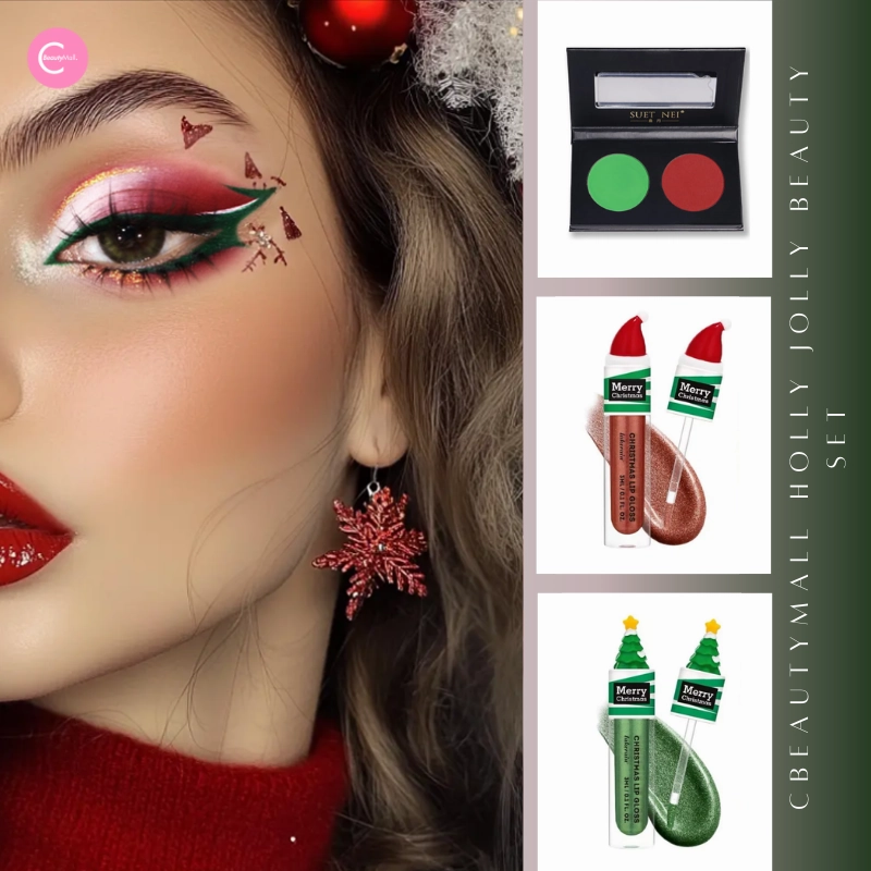 CbeautyMall Holly Jolly Beauty Set
