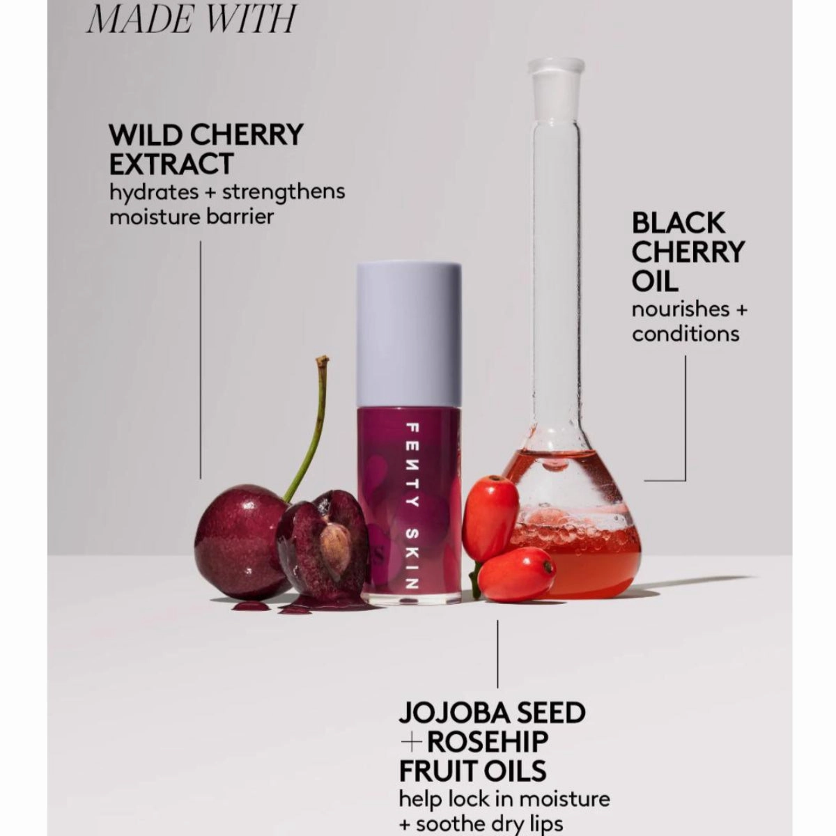Cherriez Gone Bad Hydrating Lip Care Duo   Keychain
