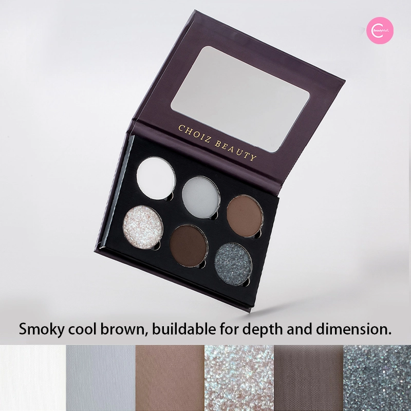 CHOIZ BEAUTY Day & Night  Magnetic 6-Color Eyeshadow Palette