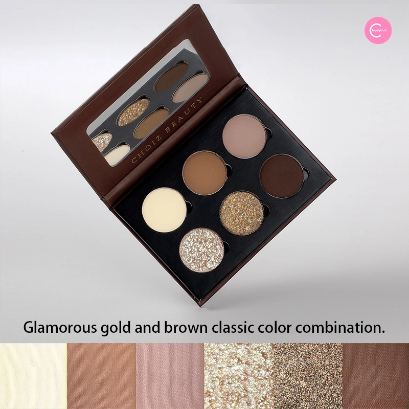 CHOIZ BEAUTY Day & Night  Magnetic 6-Color Eyeshadow Palette
