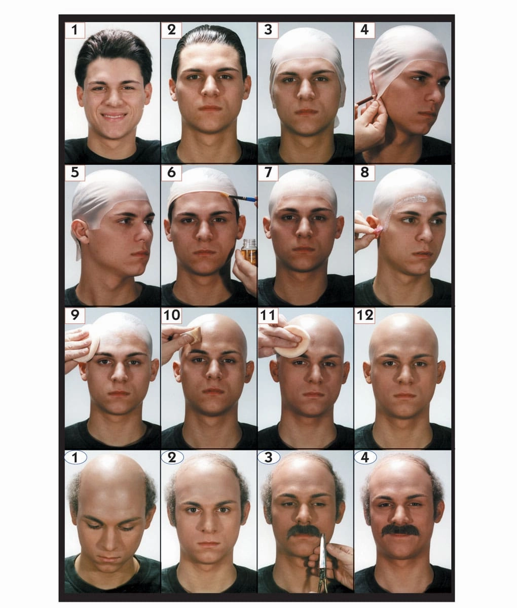Complete Bald Cap Makeup Kit