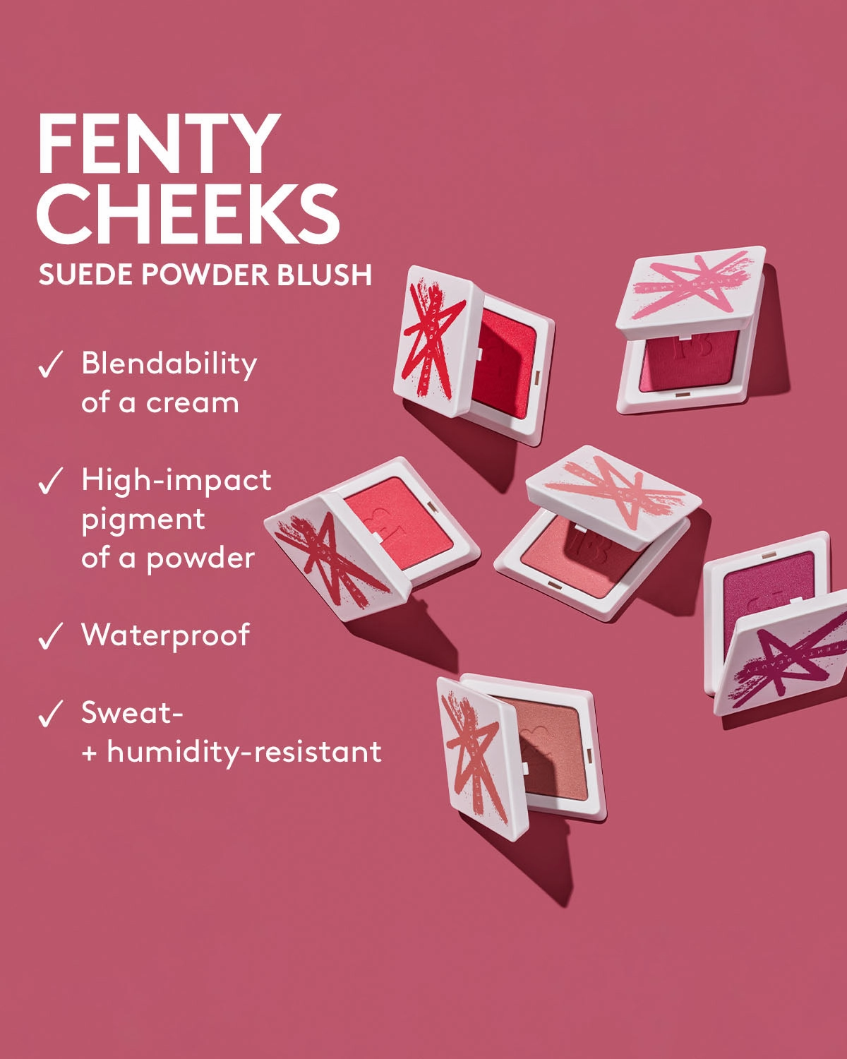 Fenty Cheeks Suede Powder Blush — Brickkkk