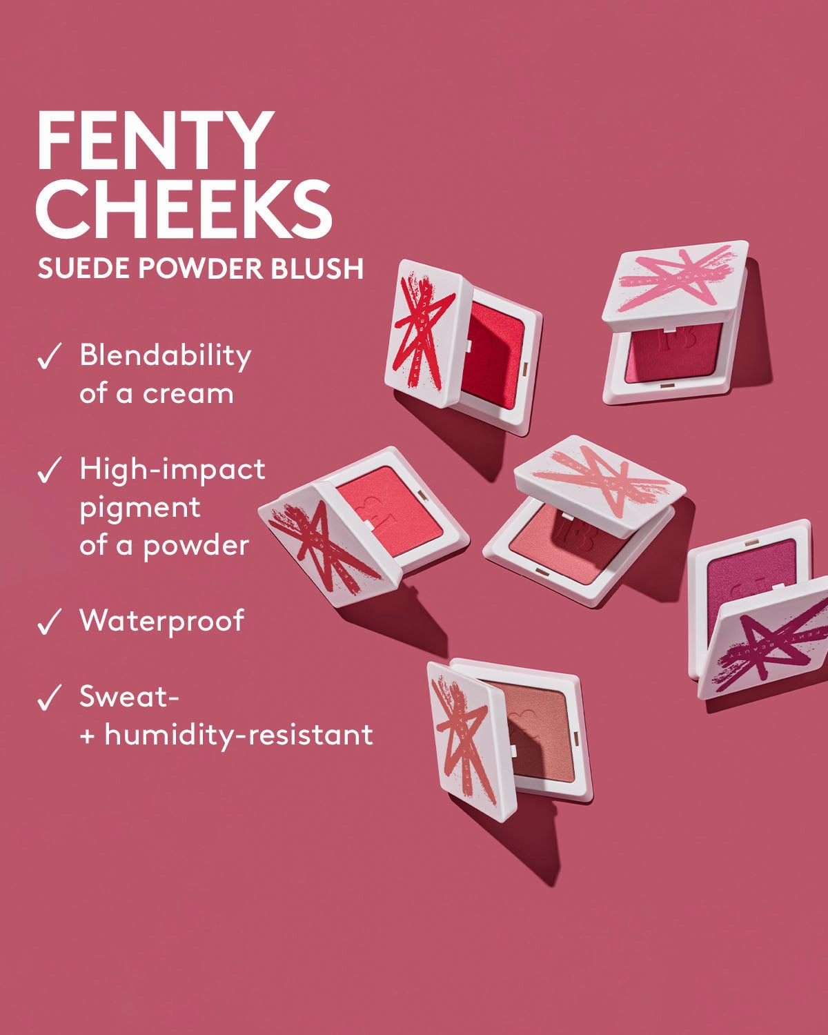Fenty Cheeks Suede Powder Blush — Just A Crush