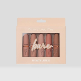 Five Piece Matte Lipstick Set