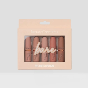 Five Piece Matte Lipstick Set