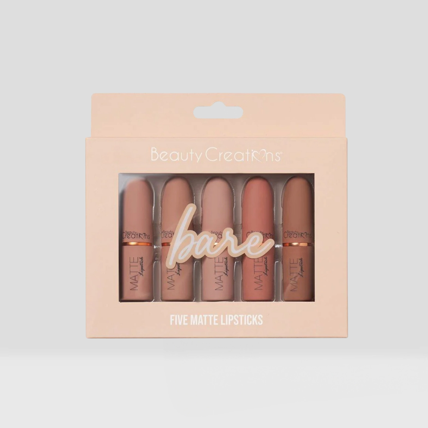 Five Piece Matte Lipstick Set