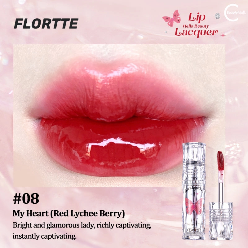 FLORTTE Gorgeous Merlia Lip Lacquer