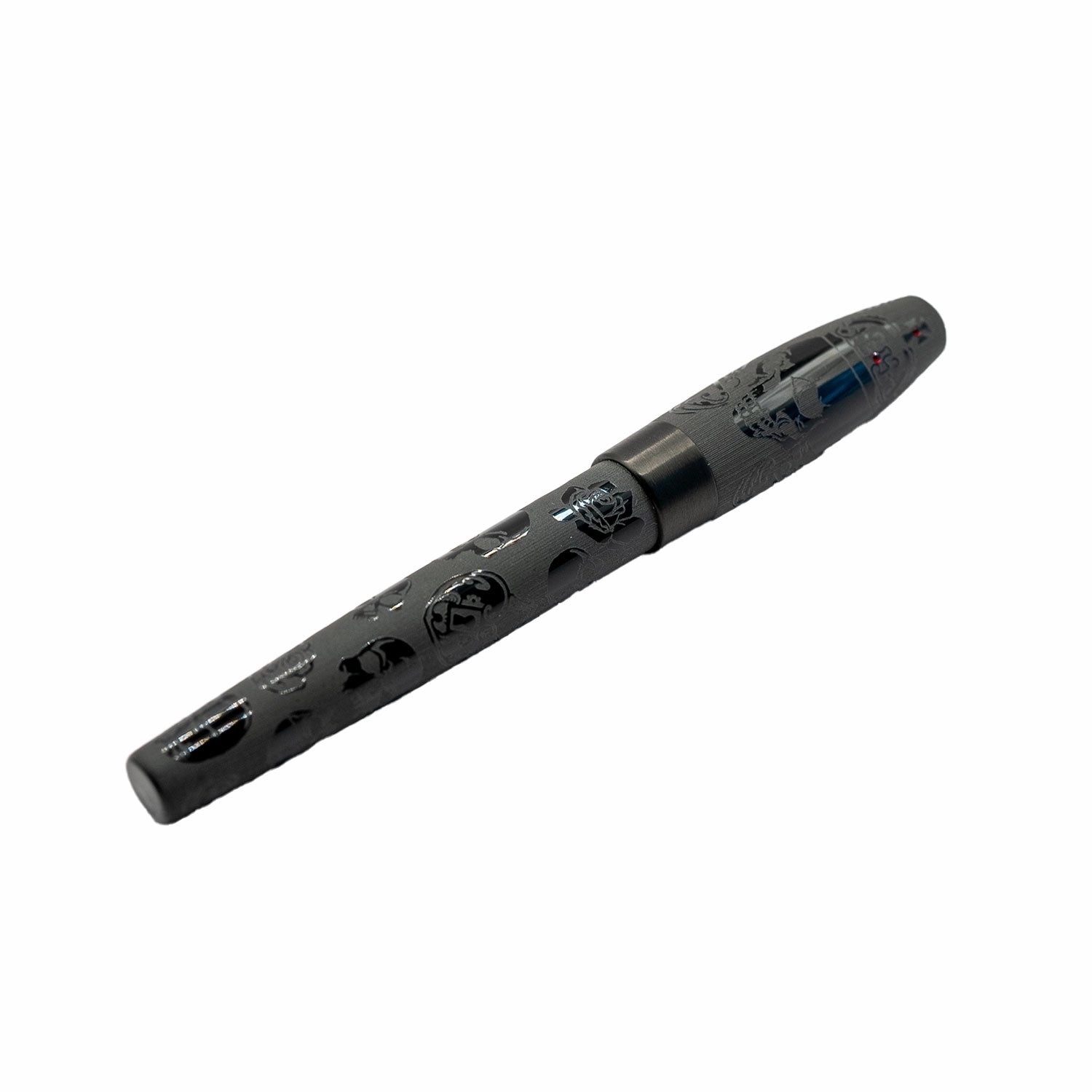 Fortuna Crowned Skull Metal Roller Black