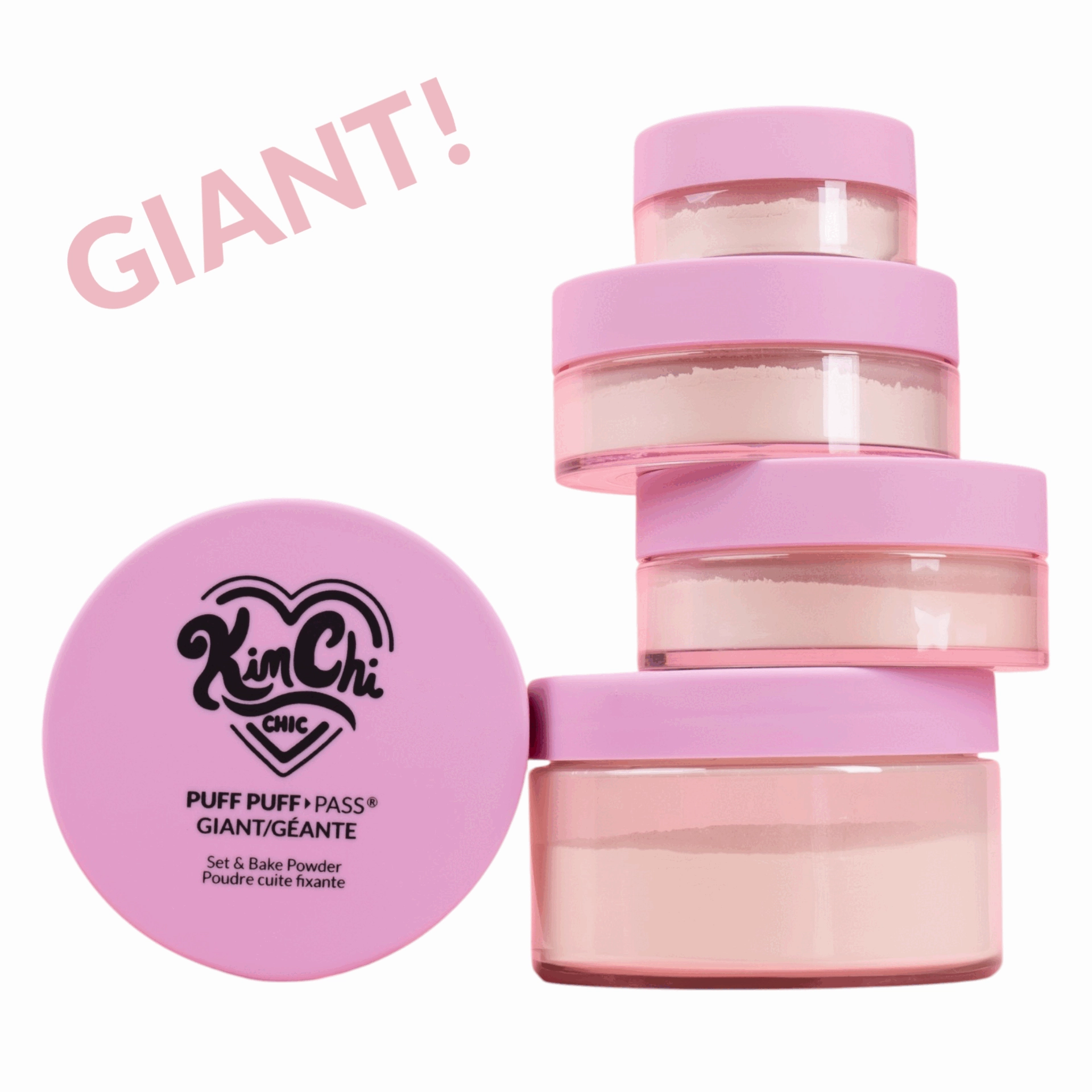 GIANT PUFF PUFF PASS SET & BAKE POWDER - 01 Translucent