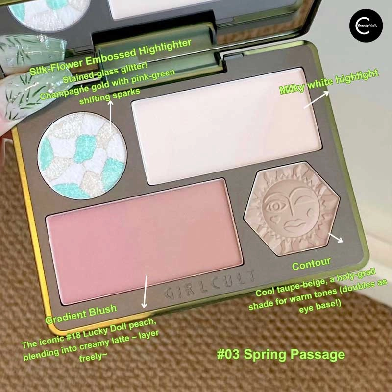 GlRLCULT Herbal Compendium Series All-in-One Face Palette