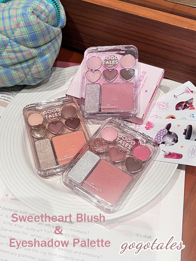 GOGOTALES Sweetheart Blush & Eyeshadow Palette