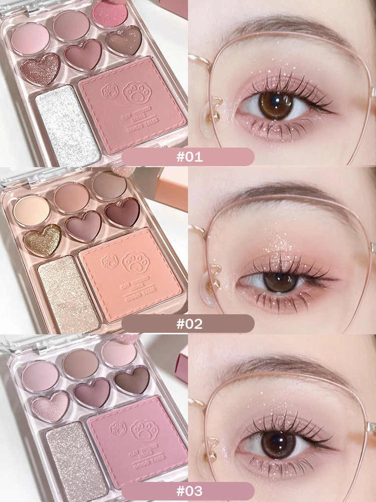 GOGOTALES Sweetheart Blush & Eyeshadow Palette