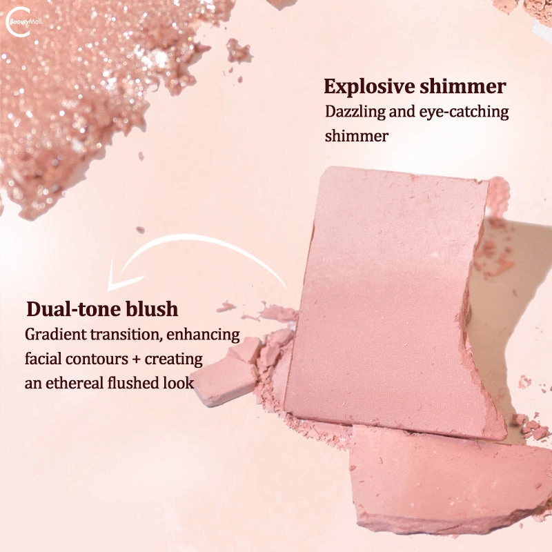 Gogotales Velvet Matte Blush & Eyeshadow Palette