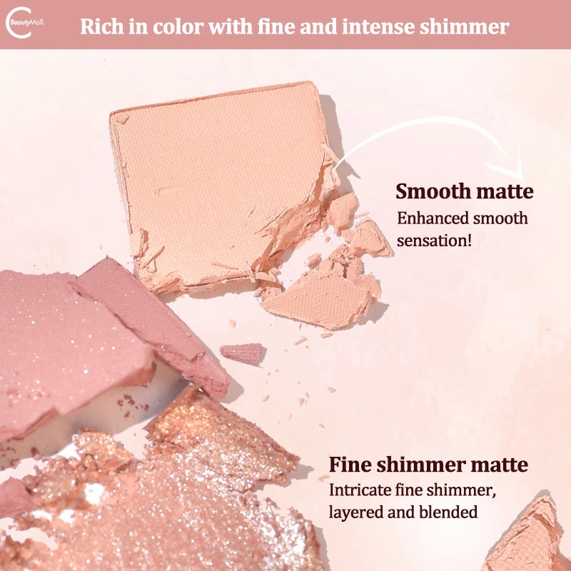 Gogotales Velvet Matte Blush & Eyeshadow Palette