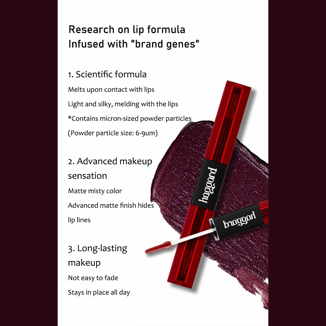 HAGGARD Dual-Ended Lip Lacquer Matte Mist