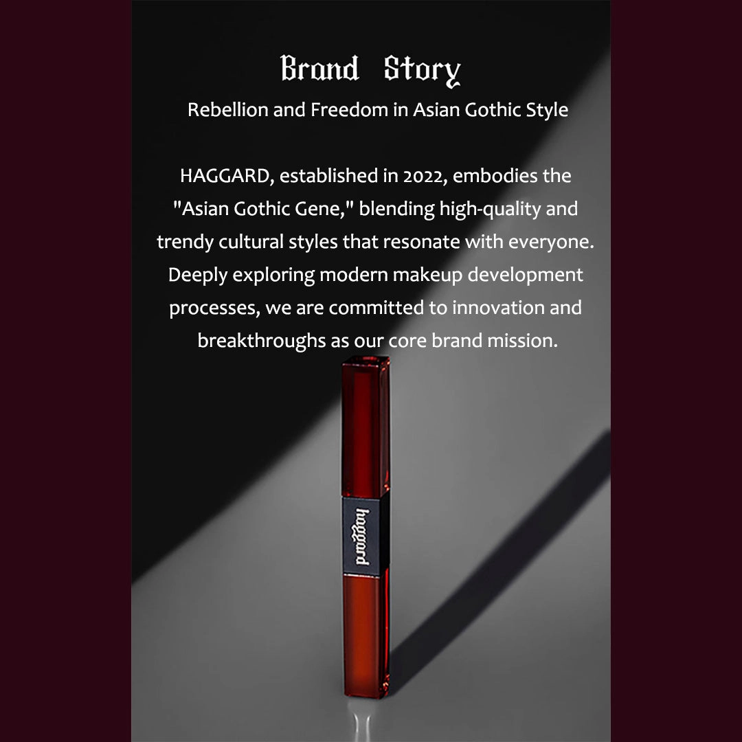 HAGGARD Dual-Ended Lip Lacquer Matte Mist