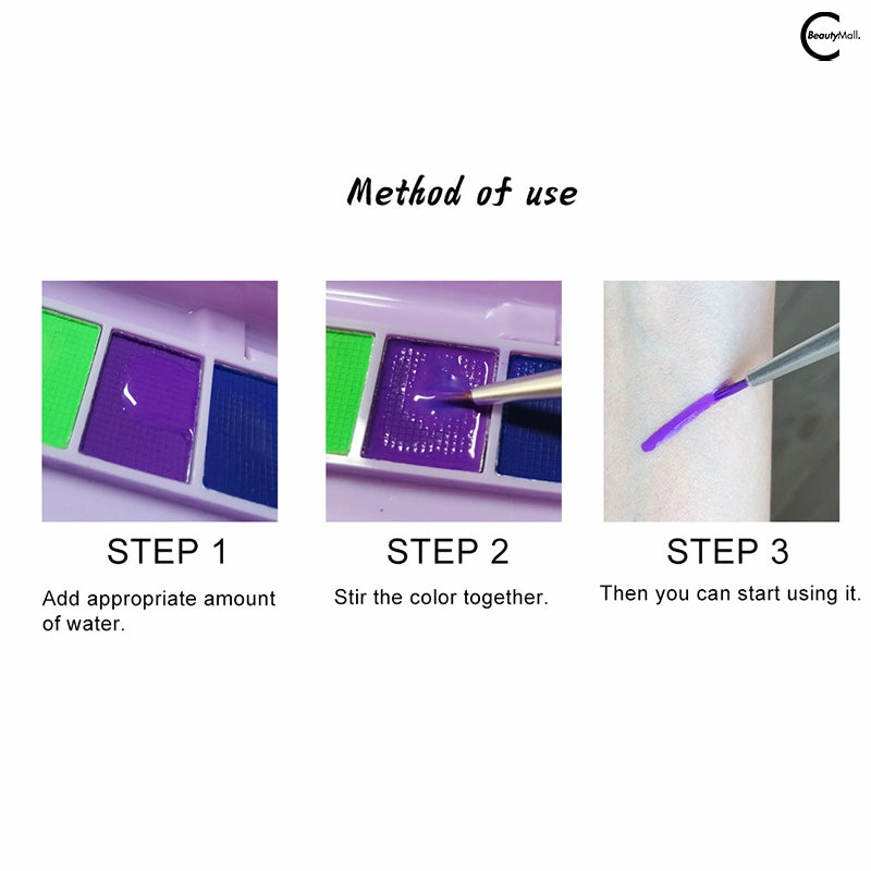 HANDAIYAN Fluorescent Eyeshadow Palette
