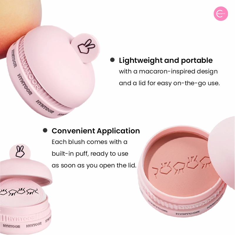 HYNTOOR Macaron Blush Puff