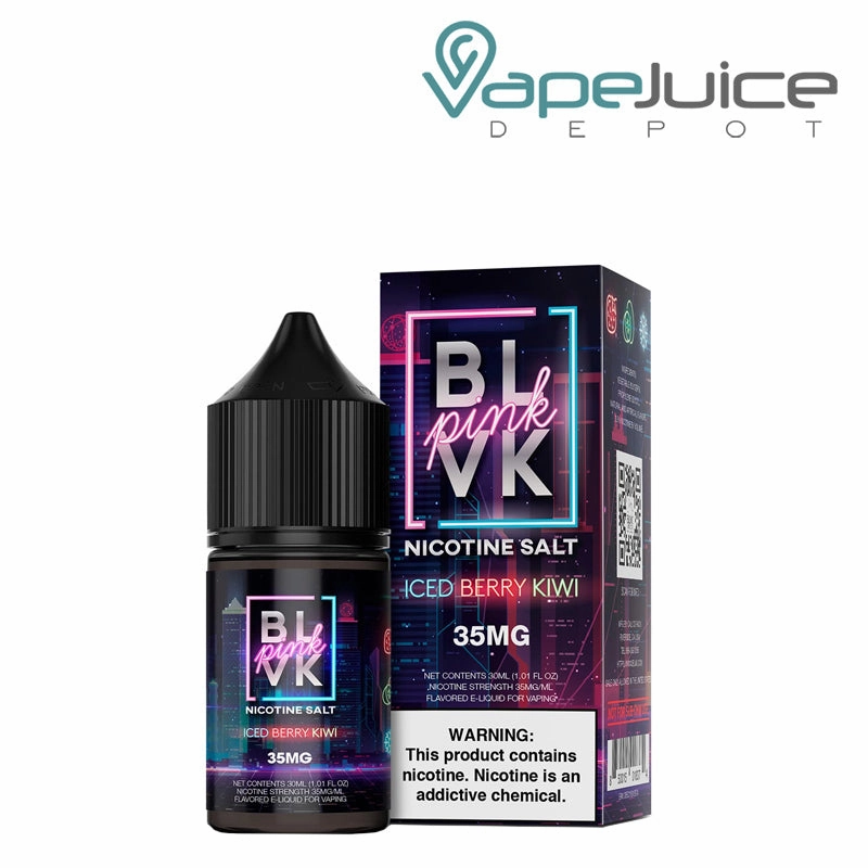 Iced Berry Kiwi Salt BLVK Pink Series 30ml