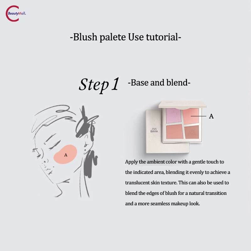 INSBAHA Primary Exploration Blush Palette