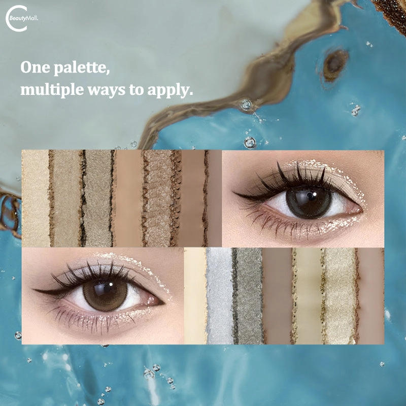 INTO YOU "Universal Coconut Power" Series Eight-Color Eyeshadow Palette