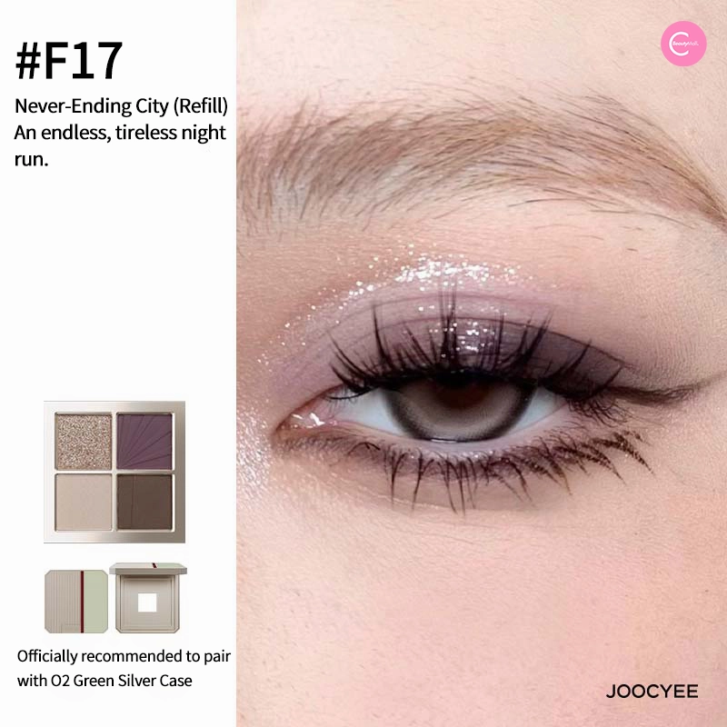 Joocyee Neo Deco Modern Adornments Series Quad Eyeshadow Palette