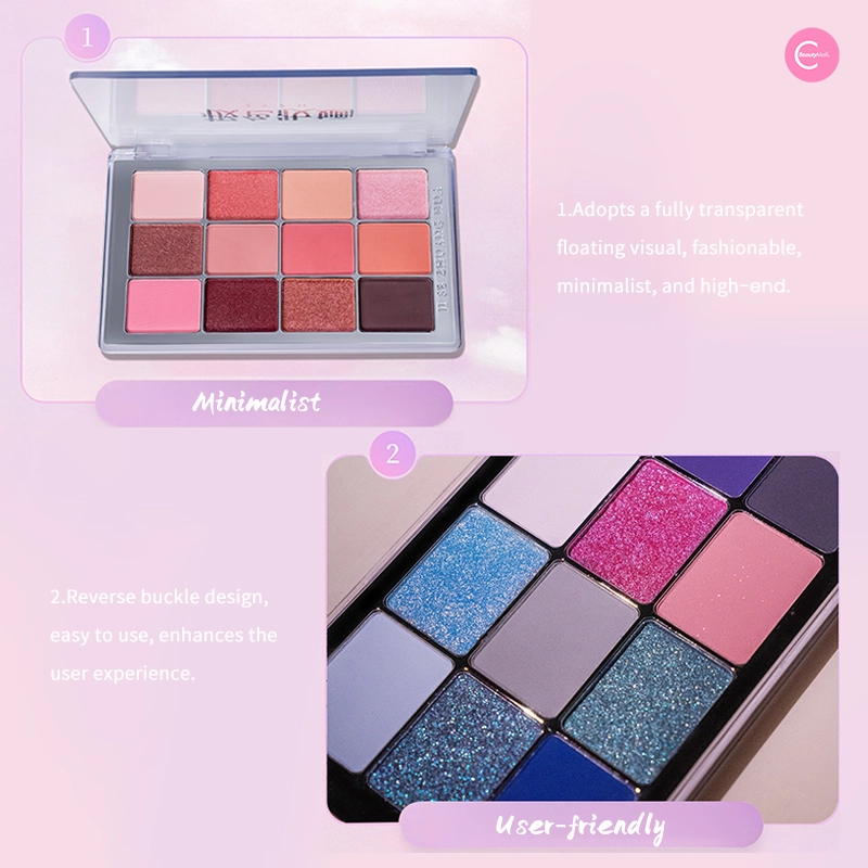 JSZH Stellar Radiance 12-Color Eyeshadow Palette