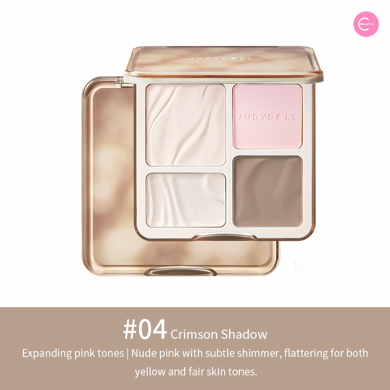 Judydoll 4-in-1 Contour & Highlighter Palette