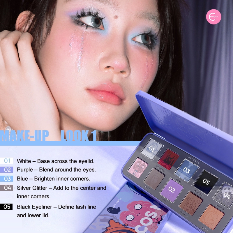Judydoll Halloween Limited Edition 10-Color Eyeshadow Palette