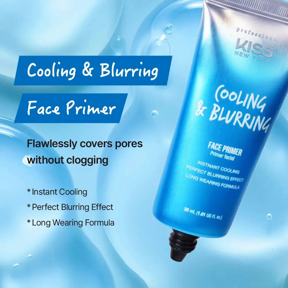 Kiss New York Professional Cooling & Blurring Face Primer - 1.01 oz