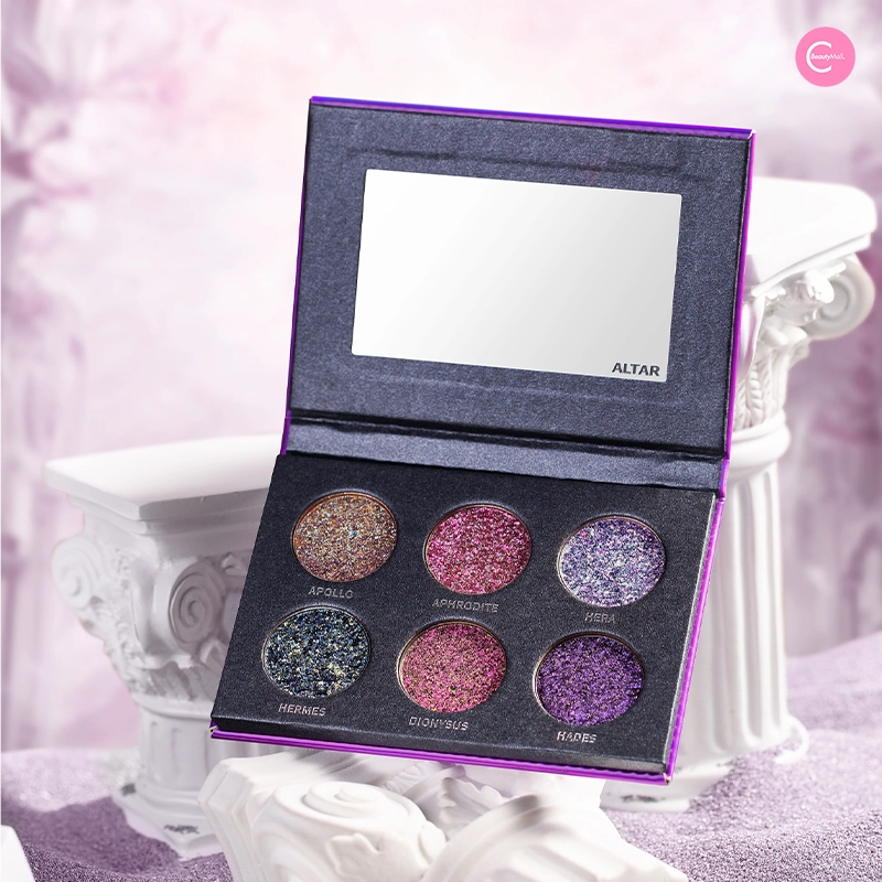 KRYPTEIN COSMETICS Hidden Realm 6-Color Eyeshadow Palette - ALTAR Temple