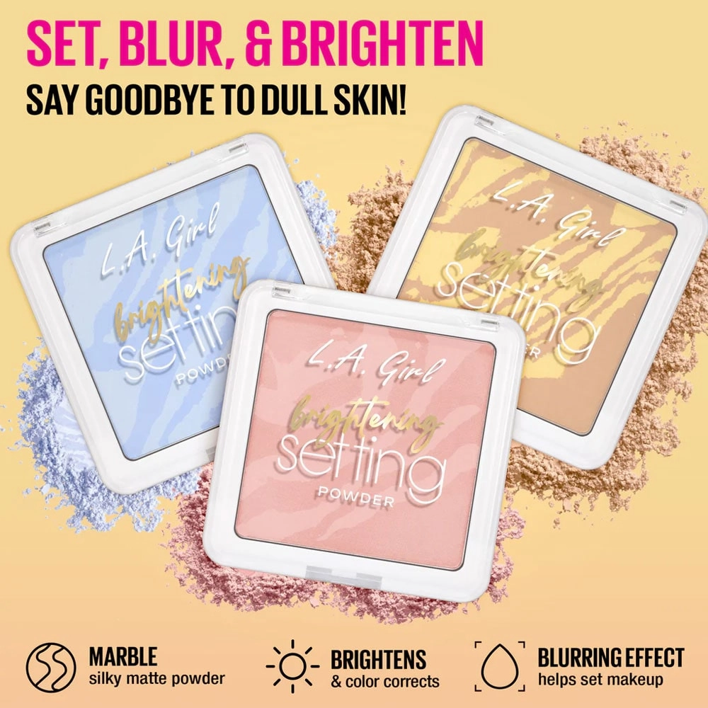 LA Girl Brightening Setting Powder Pink Blossom 8g