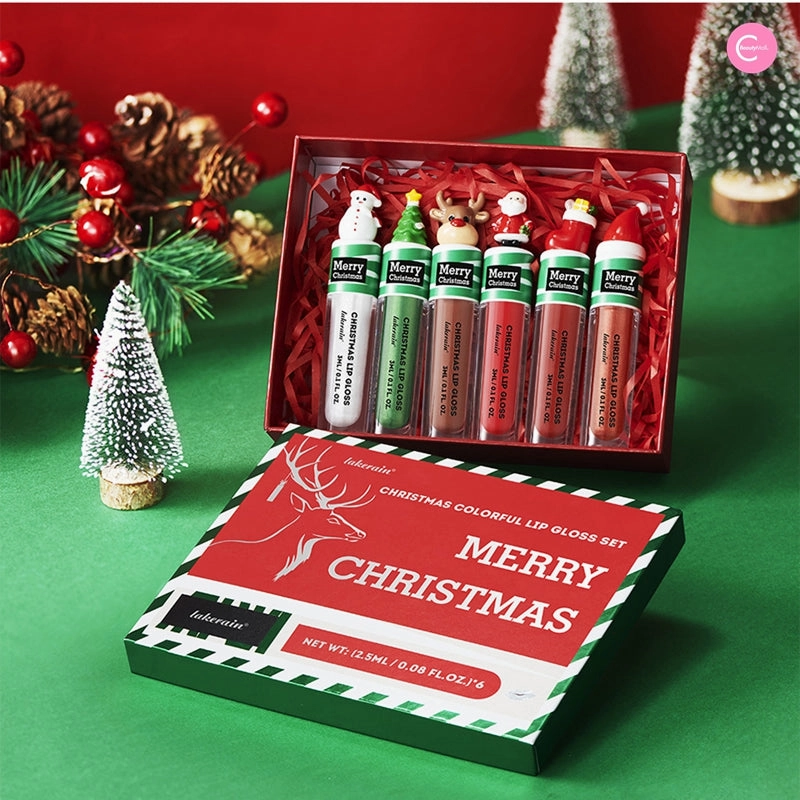 LAKERAIN Christmas Lip Gloss Set