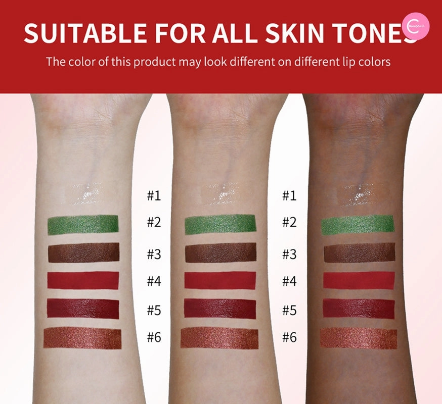 LAKERAIN Christmas Lip Gloss Set
