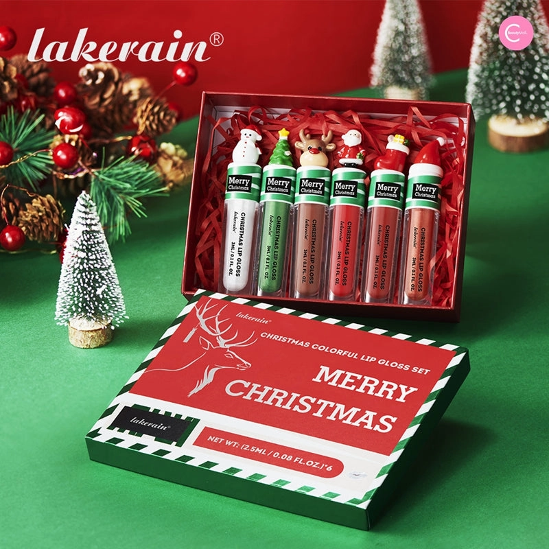 LAKERAIN Christmas Lip Gloss Set