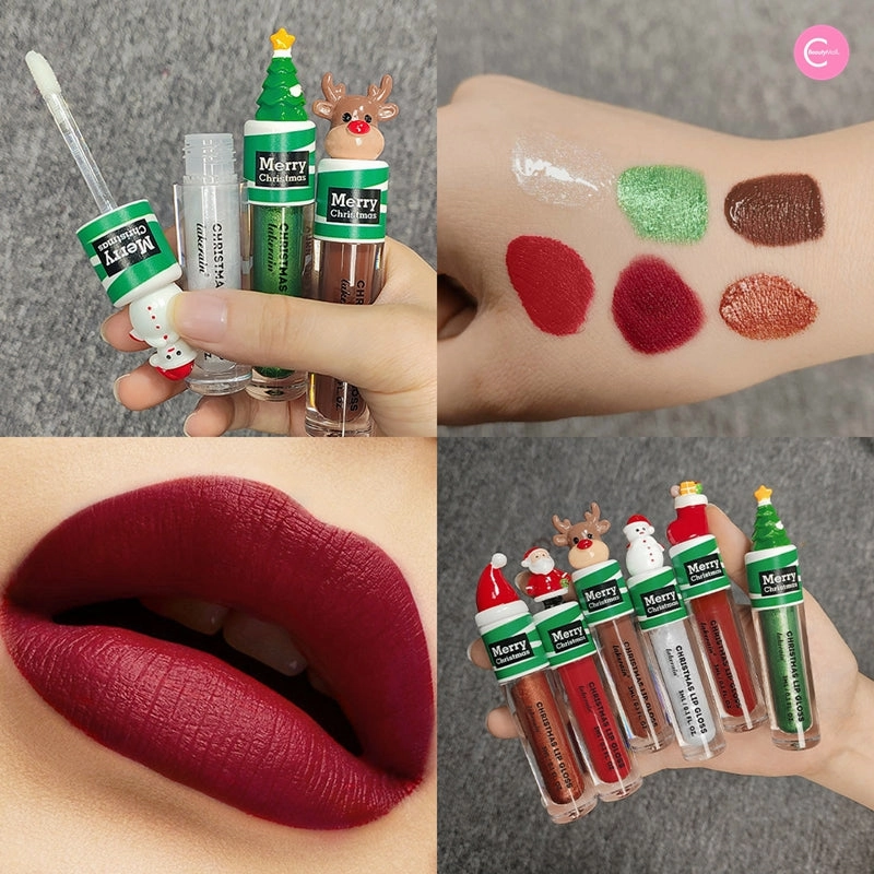 LAKERAIN Christmas Lip Gloss Set