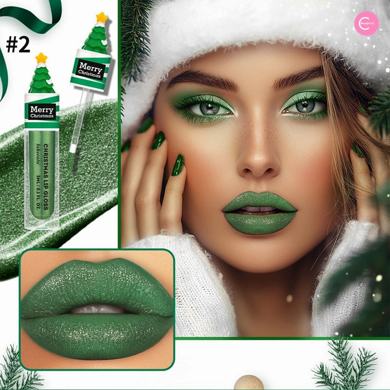 LAKERAIN Christmas Lip Gloss Set