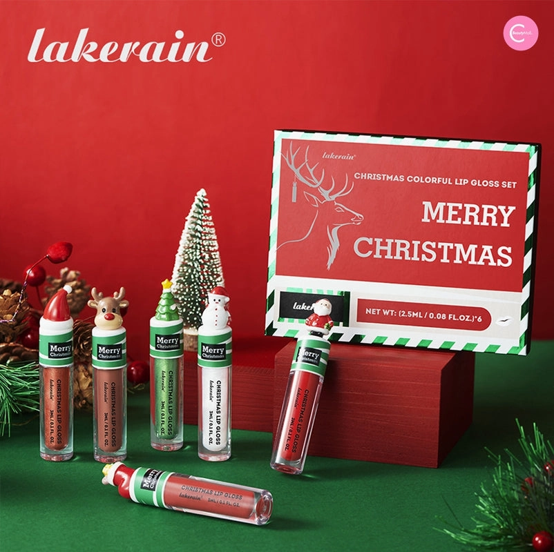 LAKERAIN Christmas Lip Gloss Set