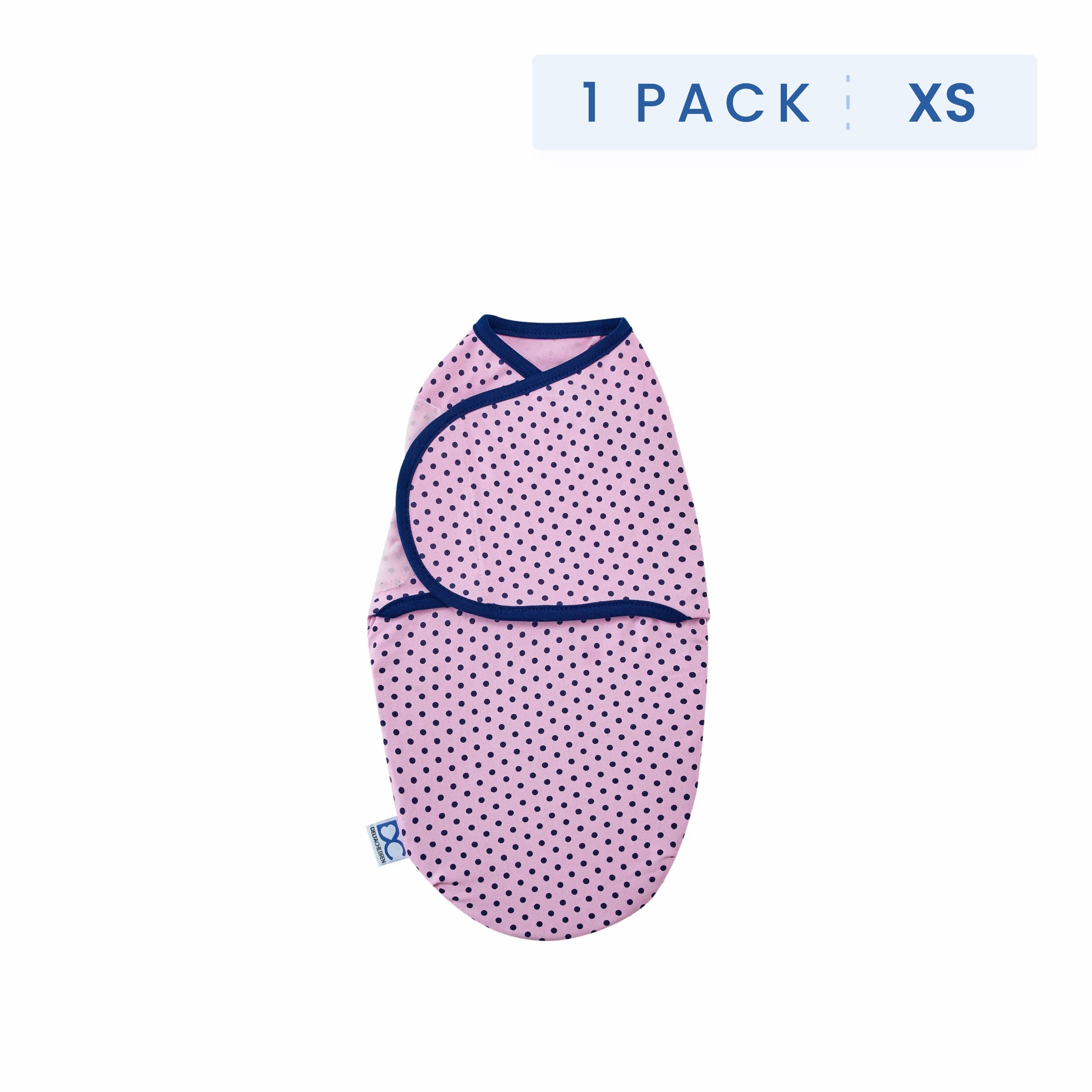 Little Lambs Adjustable Swaddle Wrap - Size Extra Small, Fits Babies 0-3 Months/4-7 lbs.